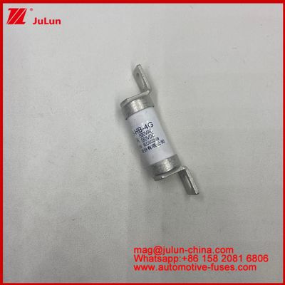 RS308-HB 10A 16A 20A 25A 32A 40A 690VAC/550VDC โบลท์การติดตั้งเซรามิก M6 ฟิวส์รถยนต์เพื่อป้องกันการตัดสายสั้นในการเก็บพลังงาน