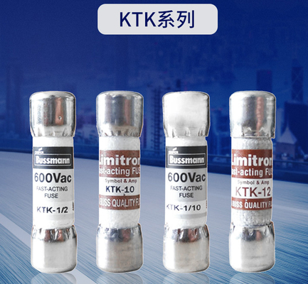 KTK 10x38 Fast Cylinder Type Fuse 600V 0.1-30A หมวกทรงกระบอก