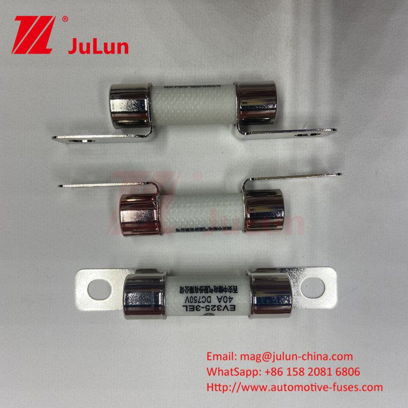 รถยนต์ 25A 15A 30A 750VDC EV FUSE ประเภทโบลท์