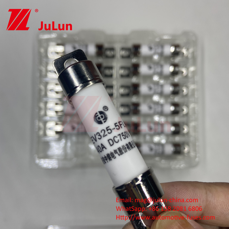 FUSE DC750V 10A 15A 20A 25A 30A สําหรับรถยนต์DC รถไฟฟ้าชาร์จเร็วด้วยระยะควบคุมอุณหภูมิ -45-125.C