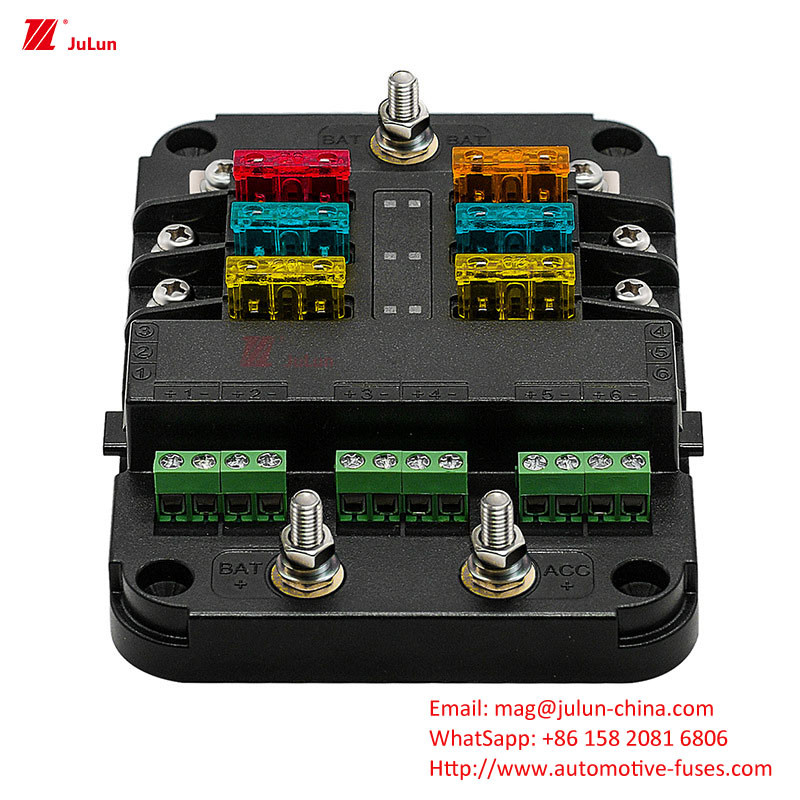 Eu UL มาตรฐานรถยนต์ เครื่องตัดวงจร โบลท์ เฟยส์ฮอลเดอร์ 32V 30A-500A ไนลอน