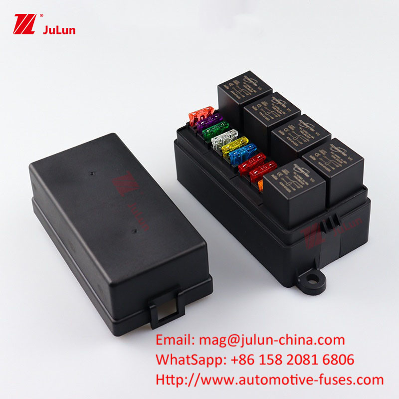 ANS ออโต้อะไหล่ อิเล็กทรอนิกส์วงจรกระแส 30-50A ขนาดเล็ก bolt ตัวถือไฟฟิวส์สําหรับระบบรถยนต์สามารถรีเซ็ตเครื่องตัดวงจร