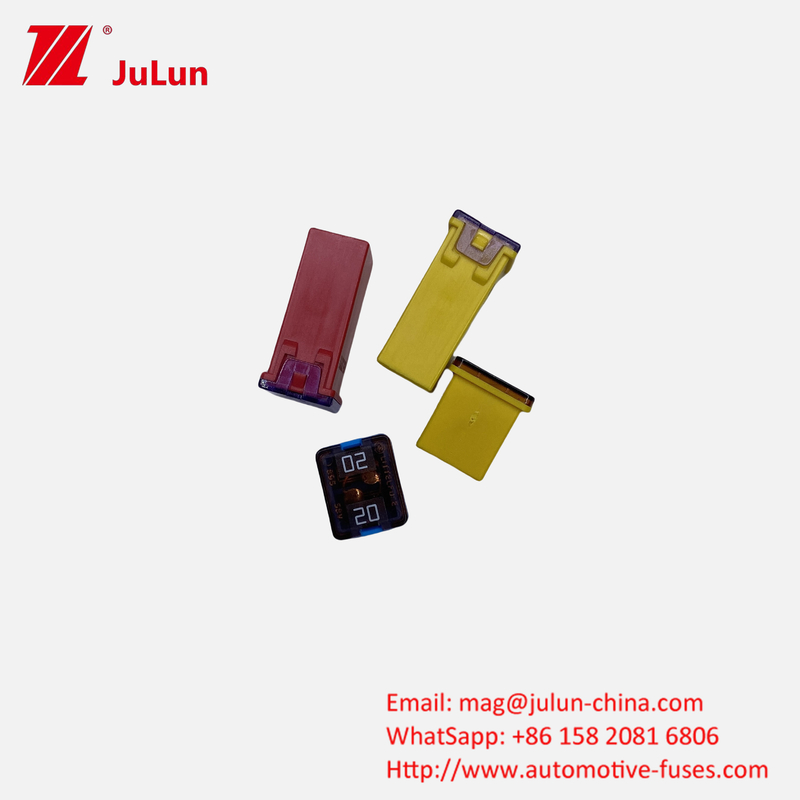 J Case Fuse Holder สําหรับรถบรรทุก / รถยนต์ / รถยนต์ RV / SUV 20A 30A 40A 50A 60A AMP Fuse Box