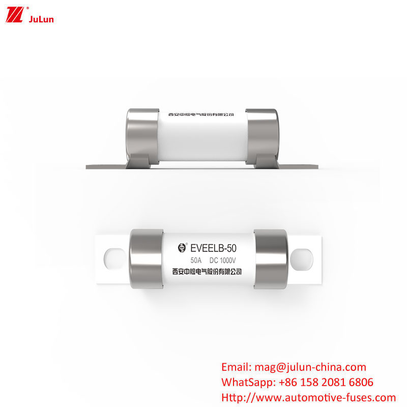50A 1000V DC ความดันสูงไฟฟ้ารถยนต์ Blade Fuse