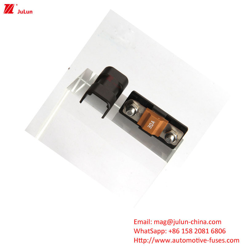 Eu ULANS / MIDI รถยนต์ตัวถือไฟฟิวส์ระดับพรีเมียมขนาดเล็ก สําหรับ 30A-500A EU UL สแตนดาร์ด Bolts