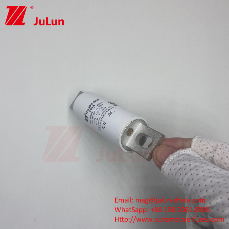 RS309-MM-EV63A สําหรับไฟฟ้าหมุนท่อบอลท์-อน 1000VDC 50KA EV FUSE 1000VDC