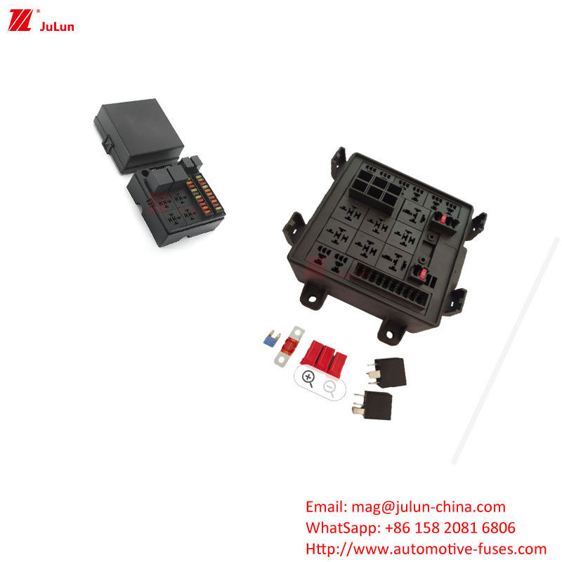 30A-500A เครื่องตัดวงจรติดต่อทองแดง รถยนต์ ขนาดภายนอก กล่องไฟฟิวส์ EU UL Standard