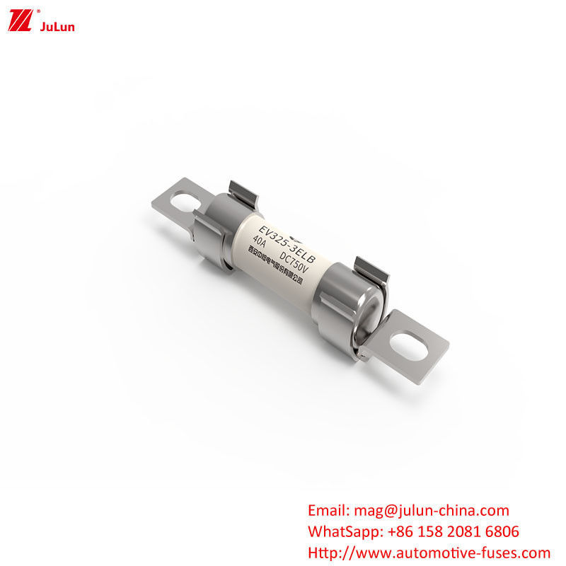 โบลท์สกรู ฟิวส์เคลือบเงิน ความดันปริมาณ DC750V 40A คุณลักษณะฟิวส์ปานกลาง