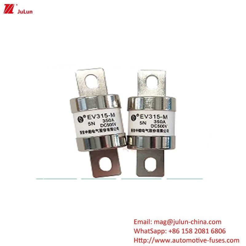 EV โบลท์สกรู โวลเตจ ไฟฟ้าไฟฟิวส์ 150A-500A 250A 300A 400A 500VDC อุตสาหกรรม 500V 20KA การป้องกัน