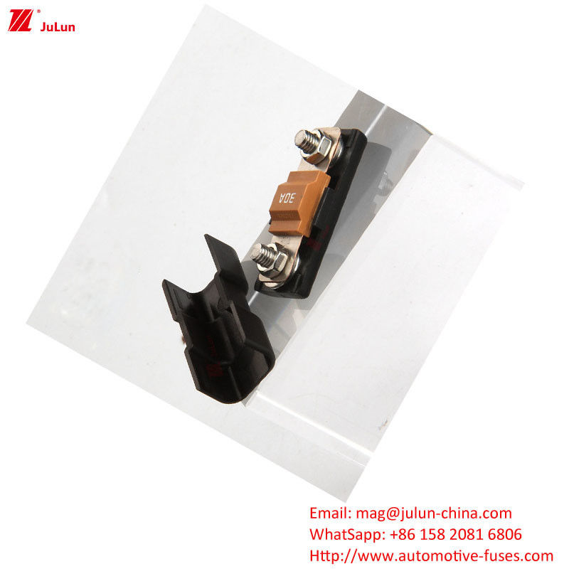 เครื่องถือไฟฟิวส์รถยนต์ 32 วอท พร้อม 30A-500A โบลท์ / โบลท์เรตเมท แอมเปียร์ 2-โพลล์บล็อกไฟฟิวส์