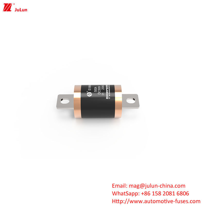 10KA 20KA 300A ฟิวส์รถไฟฟ้าสําหรับการป้องกันวงจรสั้น ด้วยความแรงกดสูงสุด 500VDC
