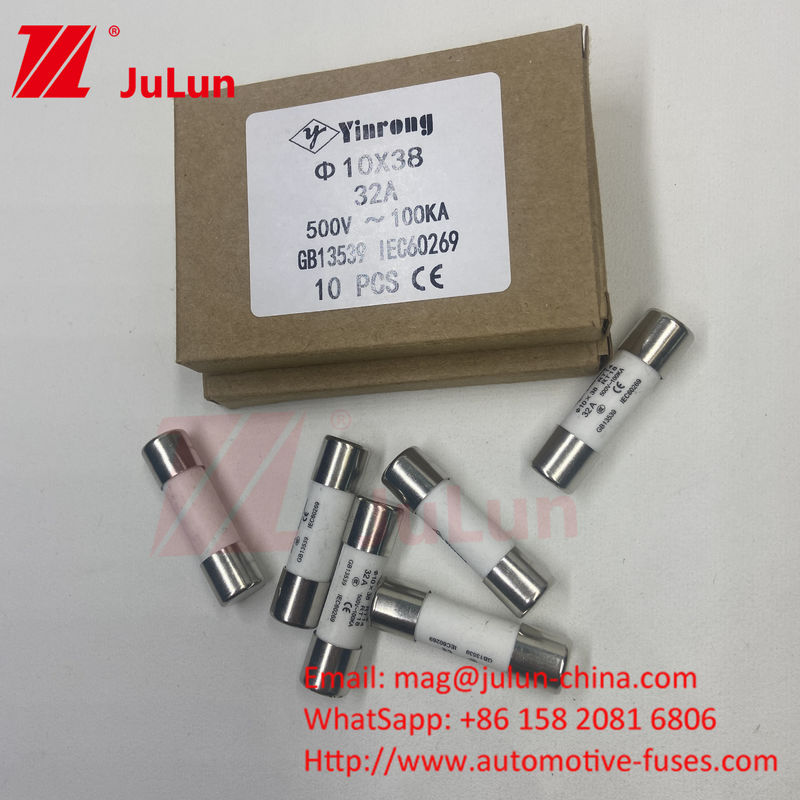 3A 10*38mm เซรามิก PV สตริง ฟิวส์ สําหรับระบบไฟฟ้าไฟฟ้า AC220V AC380V AC50 0V AC690V AC800V