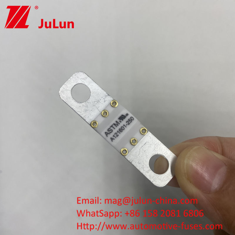 A121601-250A A121601-200A แอสทีเอ็ม ทองแดง เครื่องยนต์ฟิวส์สําหรับแบตเตอรี่เก็บพลังงานไฟฟ้ากระแสสูง