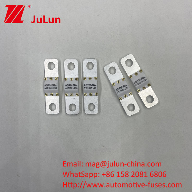 A121601-250A สกรู M6/M8 การติดตั้งไฟฟ้ารถยนต์ฟิวส์สําหรับการป้องกันกระแสปัจจุบันการนําทางรถยนต์