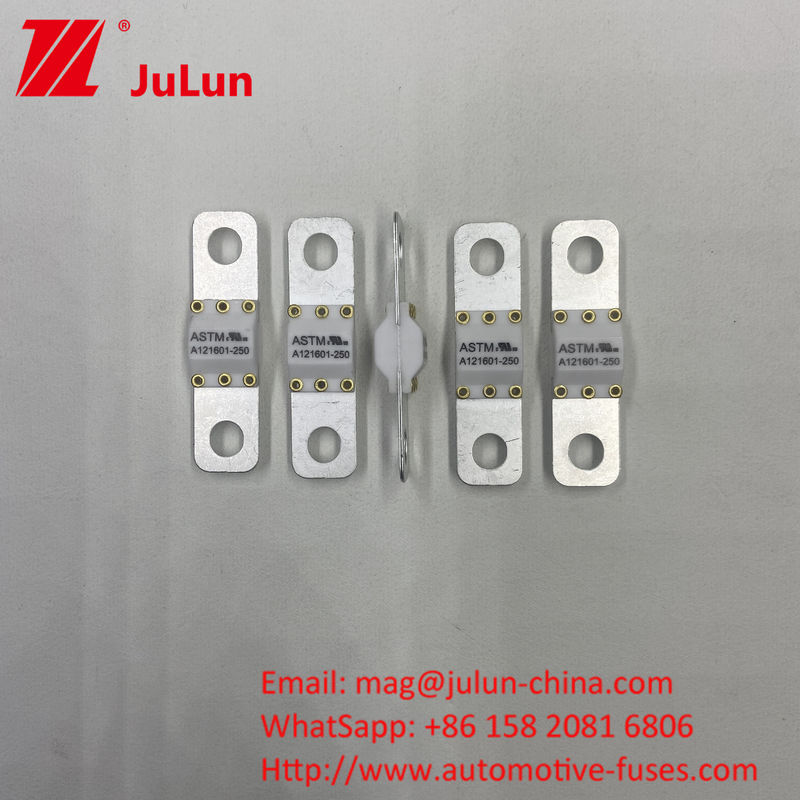 A121601-350A ฟิวส์รถไฟฟ้าที่มีความดัน 125VDC และความสามารถในการทําลาย 6KA