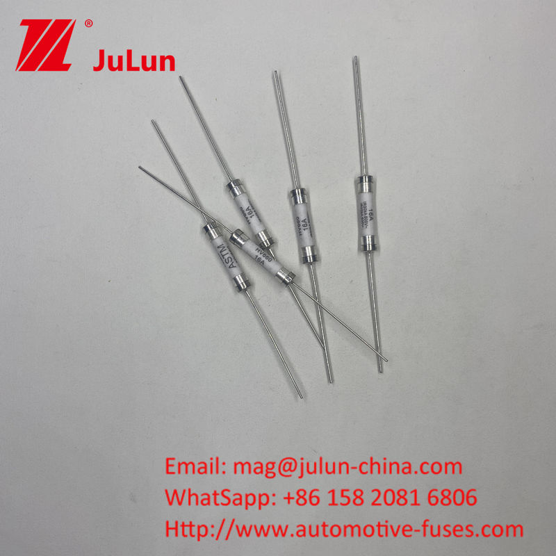 HV660 12A 500VDC ASTM เซรามิกออโต้ฟิวส์ 30KA 10-15A 10A 12A 15A 16A 20A 25A 30A