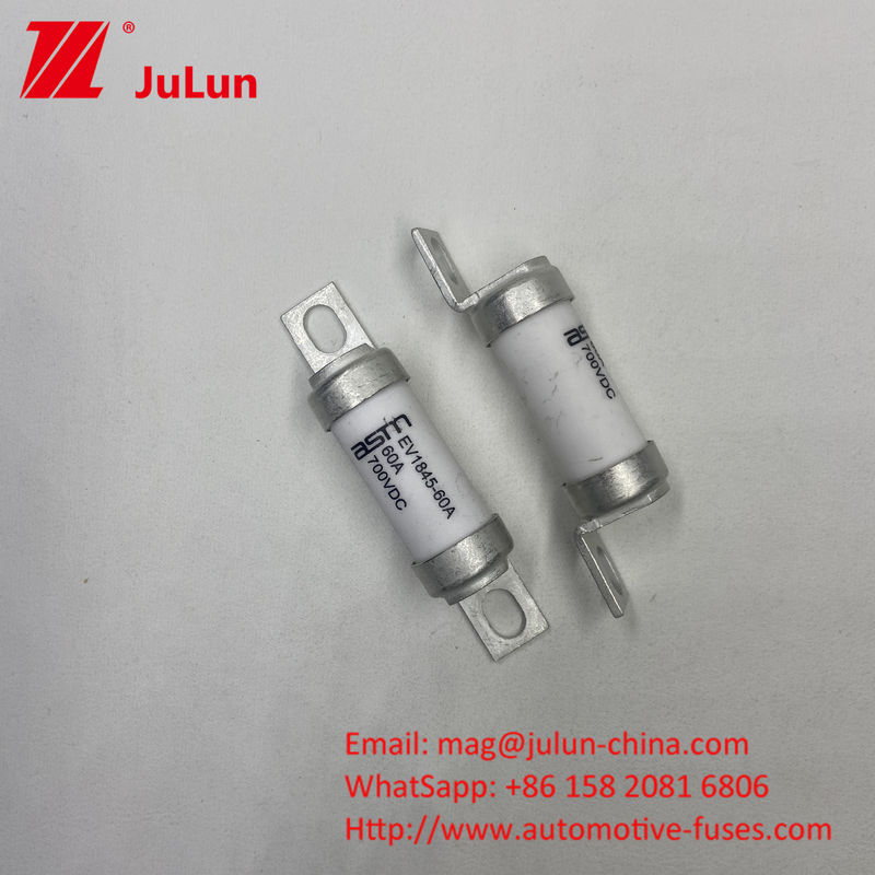 35A 700VDC EV1845 ฟิวส์สําหรับรถไฟฟ้าที่มีปลายฟิวส์บอลท์ สกรู M8 M6