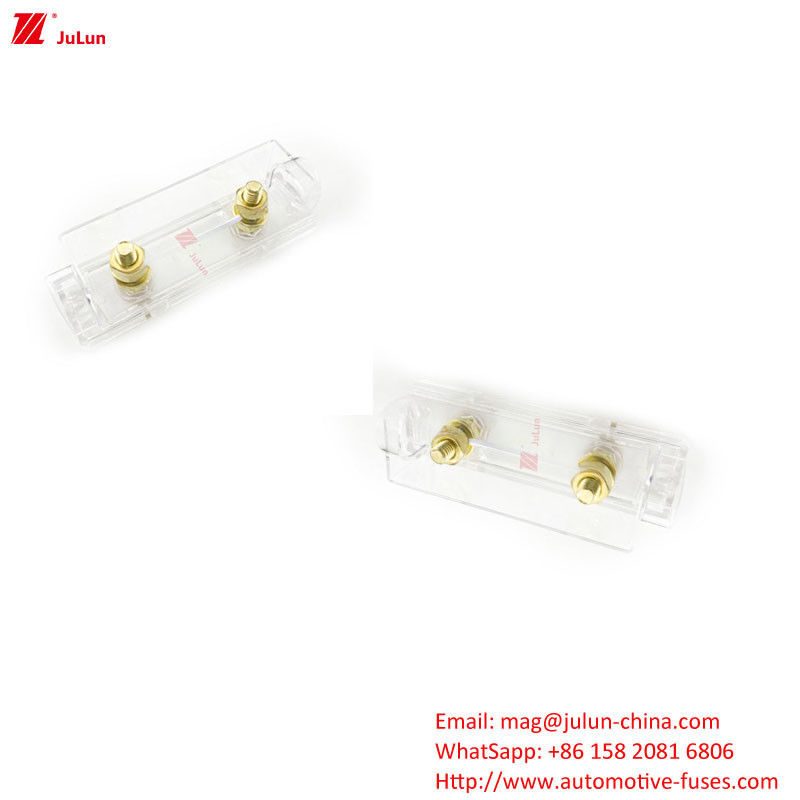 การป้องกันวงจรรถยนต์ Fuse Holder ติดต่อทองแดงใน 0V-48V ประเภท Fuse