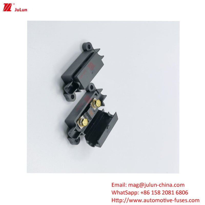 โบลท์ / โบลท์ประเภท 30A-500A ตัวถือไฟฟิวส์รถยนต์สําหรับการป้องกันวงจรสองขั้วในรถยนต์