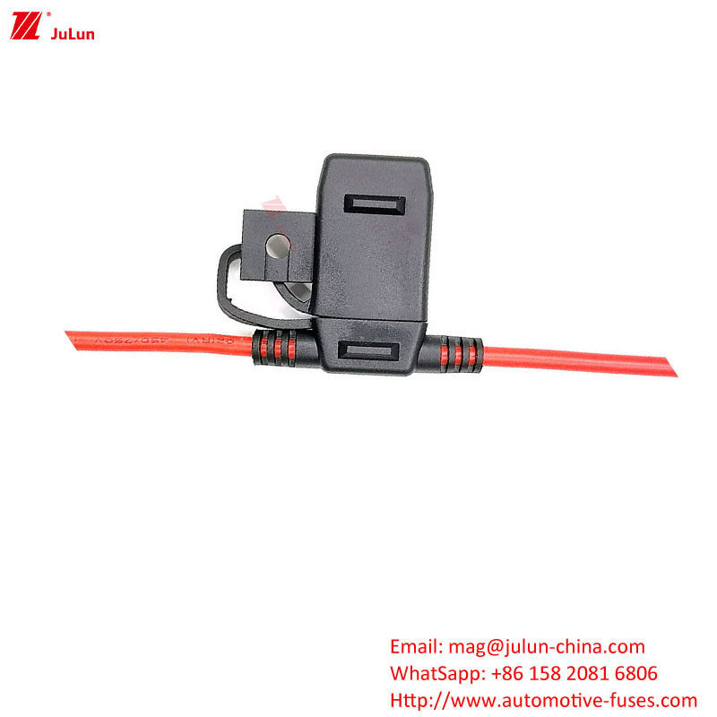 ANS / MIDI 32V Premium Fuse Holder กับพลาสติก / กล่องไนลอน สําหรับการป้องกันวงจรรถไฟฟ้า