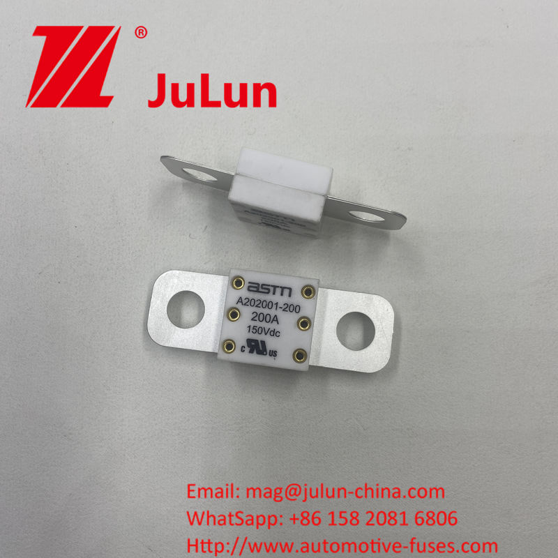 ไฟฟิวส์รถยนต์เซรามิกปริมาณสูง A202001-150A ASTM สําหรับการป้องกันวงจรสั้น 100A 150A 200A 250A 300A 350A 400A 500A และขนาดเล็ก