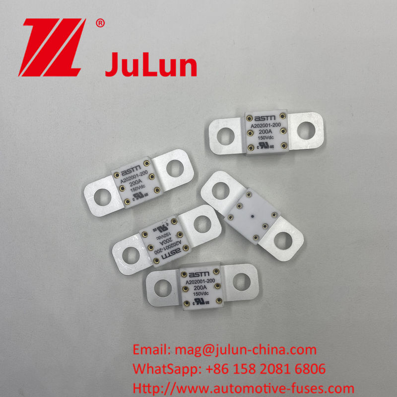 สกรูบอลท์ ติดตั้ง A202001-300A 150VDC เซรามิกรถยนต์ไฟฟิวส์ เหมาะสําหรับการแปลงพลังงาน 150VDC ความดันออก