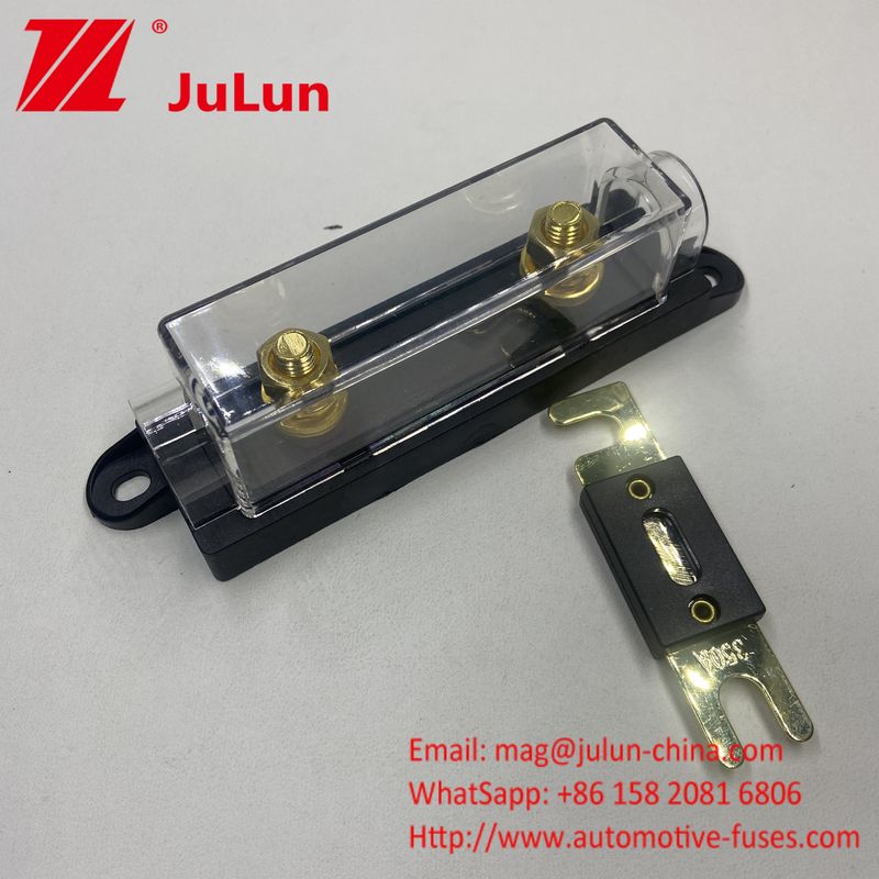 ป้องกันฝุ่น ADL FUSE HOLDER BLACK BACKGROUND โบลท์ปัจจุบันเรต / ต่อคอลัมน์ 20A 30A 80A 100A 200A 300A 400A 500A