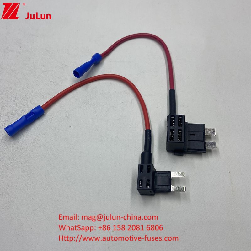 F3A 5A 10A 15A Fuse Tap 16AWG Car Add a Circuit ACU Blade Fuse Adapter with Fuse Holder สําหรับรถยนต์ รถบรรทุก