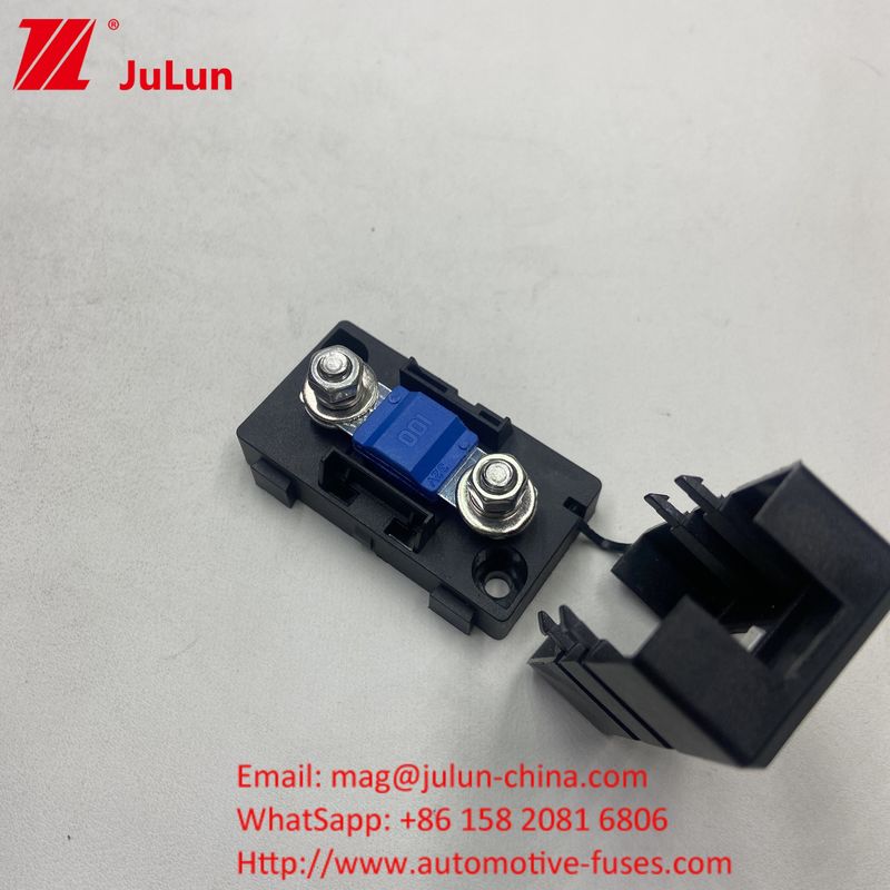 ผู้ถือไฟฟิวส์ ผู้ถือไฟฟิวส์สาย ANS ด้วย 12V 24V 32V 58V 200A Midi Bolt-Down Fuse Block ANS-H