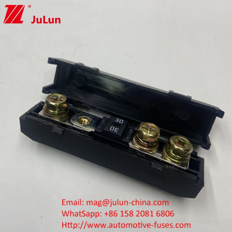 รถกระบะ ANS ANF ANG เครื่องถือไฟฟิวส์ รถยนต์ 30-120a 32VDC กล่องไฟฟิวส์รถยนต์แบบเดียว