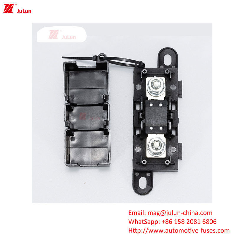 ความทนทานสูง Car Amp Fuse Holder ปรับปรุงแบบพล็อกที่ตรงกัน