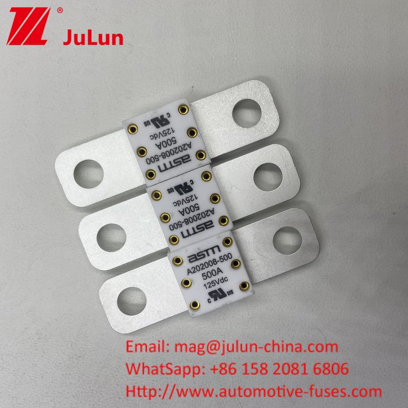 รถยนต์ไฟฟ้า EV สีขาว 350 แอมเปอร์ เซรามิก ฟิวส์ 125VDC