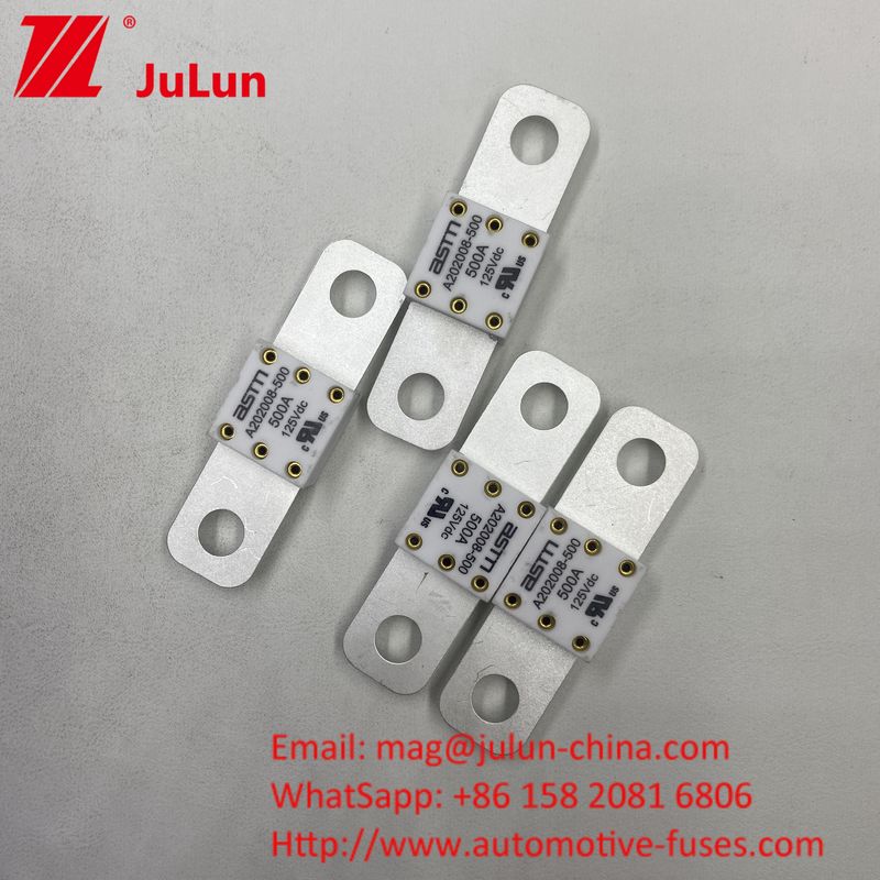 300A 125VDC เซรามิก ฟิวส์ ความสามารถในการทําลายสูง ต่ํากว่า 125Vdc