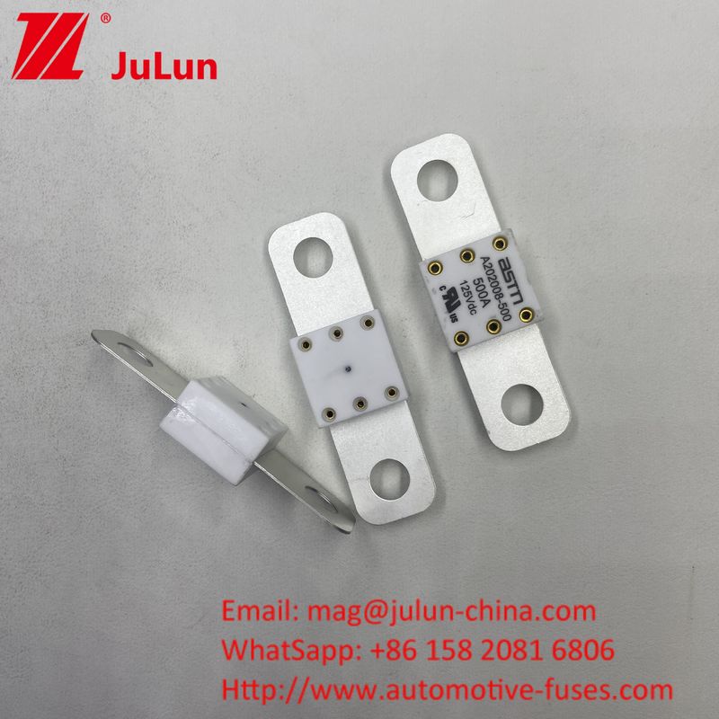 200A 125VDC รถไฟฟ้า ฟิวส์ รถยนต์ สําหรับ EV 125VDC ความวัดระยะหุ้ม 50.8mm