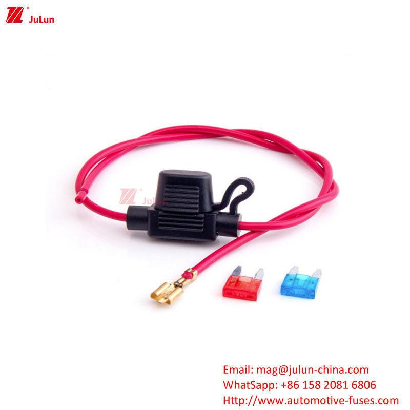 รถยนต์ กันน้ํา รถยนต์ Fuse Holder ทองแดงบริสุทธิ์ออกซิเจนฟรี สายหลักวัสดุ