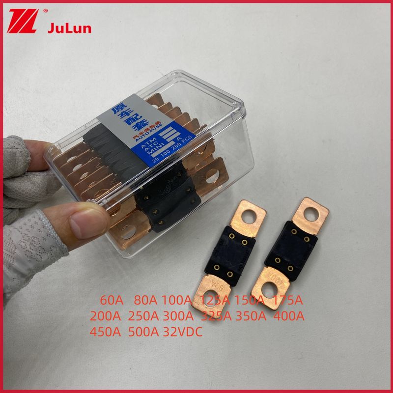 ไฟฟิวส์รถไฟฟ้า MEGA สําหรับเรือ 32VDC 0298200.ZXEH โบลท์ขนาดใหญ่บนกล่อง 0298 รถ Mega Fuse Holder