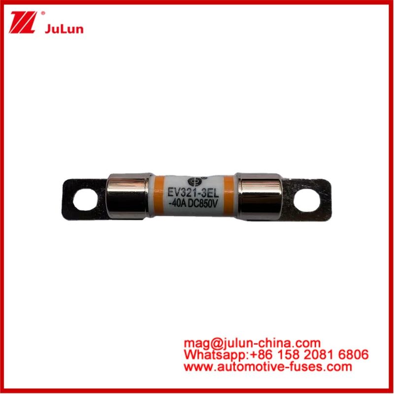 รถบรรทุกไฟฟ้าเบา รถบรรทุกหนัก 40A 850VDC ฟิวส์ EV321-3EL สําหรับการติดตั้งรถพลังงาน