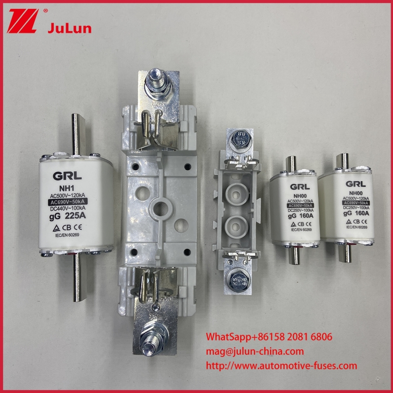NT000 FUSE AR ความแรงแตกสูง 500V/690V เรทเซรามิก โปรเซลีน สายเชื่อมเหลว 80A สายเชื่อมทองแดงความดันต่ํา NH000