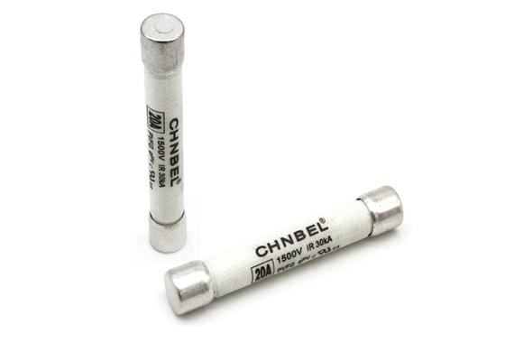 Bolt Type ไฟฟ้าโซลาร์เซลล์ แรงดันอาร์คต่ำ PV FUSE PVFG 1500VDC 15-25A