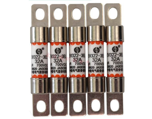 ยานพาหนะบนถนน EV ประเภทเกลียวท่อกลมรถยนต์ไฟฟ้าฟิวส์ Advance Auto EV322 3EL 32A 700VDC