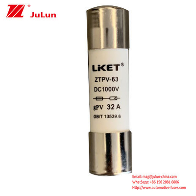 12A 1000VDC สําหรับ Photovoltaic Bus Box IEC60269.6 -50-105 °C