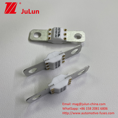 50A 63VDC ไฟฟิวส์รถไฟฟ้าที่มีมอลล์และปัจจุบันสูงสําหรับการป้องกันวงจรสั้น