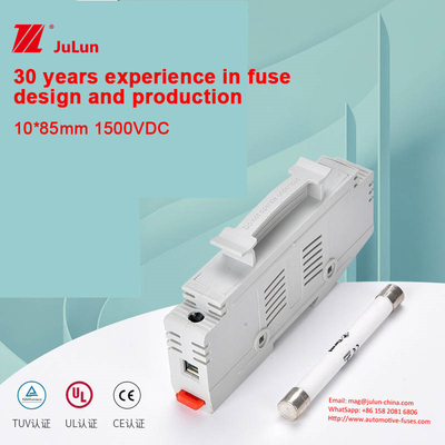 ฟิวส์ไฟฟ้าไฟฟ้าประเภทอุตสาหกรรม 1000V DC 15A ความดันสูง 1500V DC 40A DC