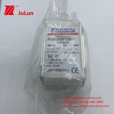 Ferraz D300084 เซรามิกรถยนต์ Fuses 1250A 690V 200KA DC ความผิดพลาดปัจจุบัน