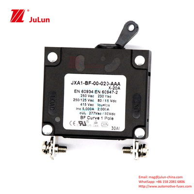 20A Marine Current Overload Protector Rese Breaker Reset Toggle Type Winch Sound Circuit Breaker 40A แอคซีดีซี เครื่องตัดวงจรเสียง