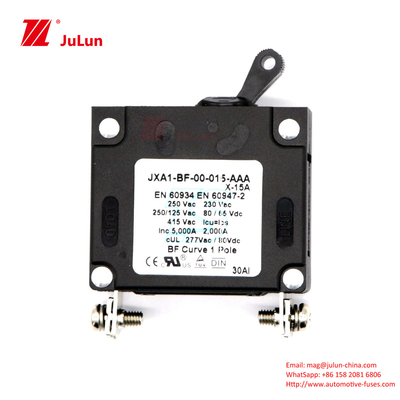 25A 30A 40A ป้องกันเครื่องตัดวงจร เปลี่ยนการตั้งค่าใหม่ AC DC ป้องกันการอุดตันในปัจจุบัน