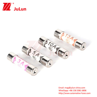 BUSSMANN BS1362 UK เซรามิก ออโตโมทีฟ ฟิวส์ 6 * 25 มม 3A 5A 7A 10A 13A 20A กฎหมายความปลอดภัย