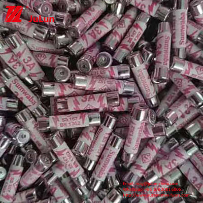 UK POWER PLUG ไฟฟ้าปัจจุบัน เซรามิครถยนต์ Fuses ด้วยวัสดุทองแดงเซรามิคและขนาด 6 * 25mm