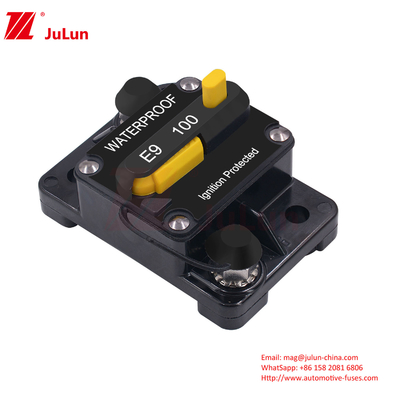 เครื่องตัดวงจรรีเซ็ตด้วยมือสําหรับเรือมอเตอร์ โดยมีอุณหภูมิ 34-149°C 30-150A