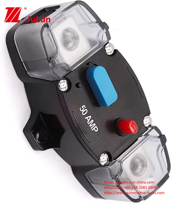 เครื่องฟื้นฟู Trolling Motor Stereo Audio 50A 200A 300A 24V 48V 0-8 Gauge Inline Fuse Block Holders Inverter สําหรับออโต้
